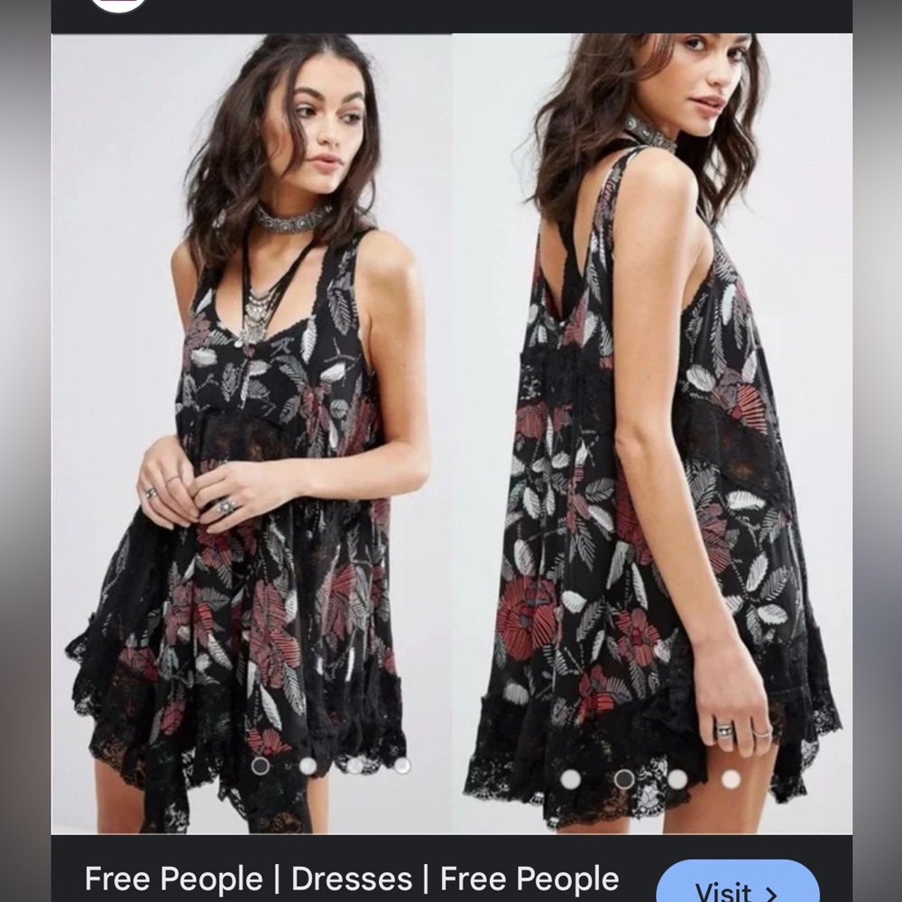Floral dress free people size xs
